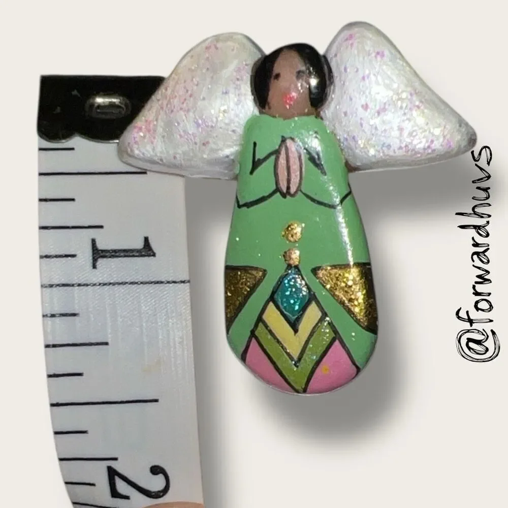 Bundle Sale 3 for $15 | Handmade and Hand Painted Angel Pin